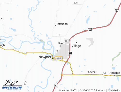 Mappa MICHELIN Diaz - ViaMichelin