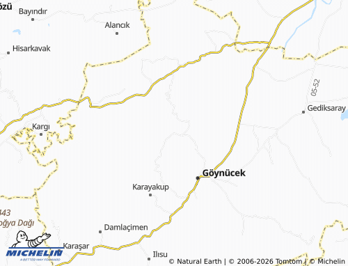 MICHELIN Çamurlu map - ViaMichelin