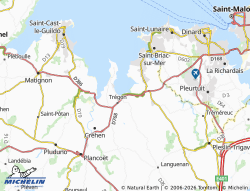 MICHELIN Beaussais map - ViaMichelin
