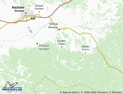 Kaart MICHELIN Gradec - ViaMichelin