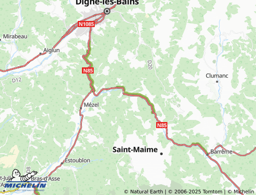 MICHELIN Saint-Pierre map - ViaMichelin