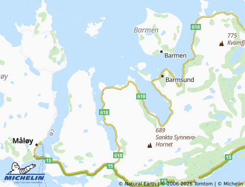 MICHELIN Flatraket map - ViaMichelin