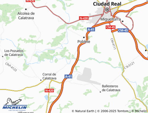 MICHELIN La Torrecilla map - ViaMichelin