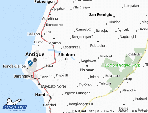 MICHELIN Iglanot map - ViaMichelin