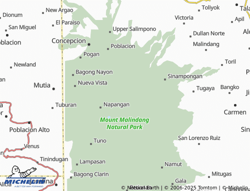MICHELIN Lake Duminagat map - ViaMichelin