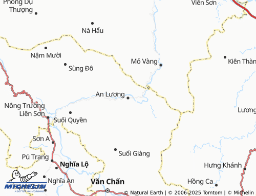 MICHELIN An Lương map - ViaMichelin