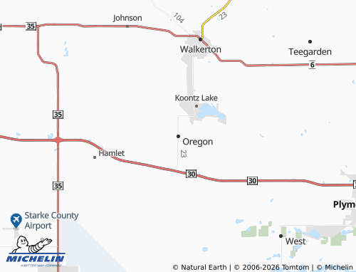 Mappa MICHELIN Oregon - ViaMichelin