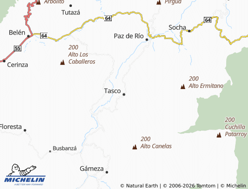 MICHELIN Tasco map - ViaMichelin