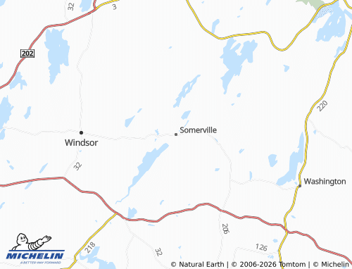 Kaart MICHELIN Somerville - ViaMichelin