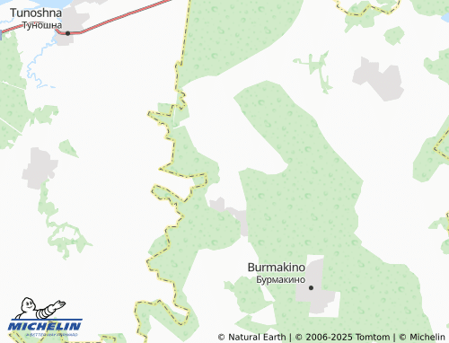 MICHELIN Rodyukino map - ViaMichelin
