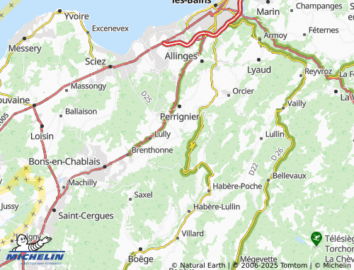 Mapa MICHELIN Cervens - ViaMichelin