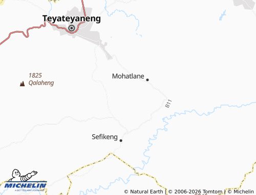 MICHELIN Ha Maetsela map - ViaMichelin