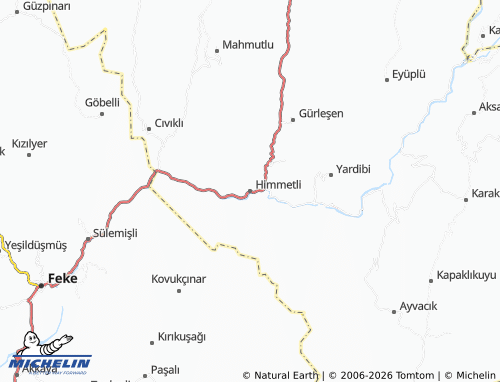 MICHELIN Himmetli map - ViaMichelin