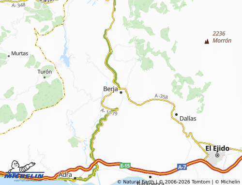 Mappa MICHELIN Berja - ViaMichelin