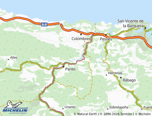 Carte MICHELIN Narganes - ViaMichelin