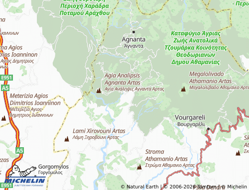 Mapa MICHELIN Makrykampos - ViaMichelin