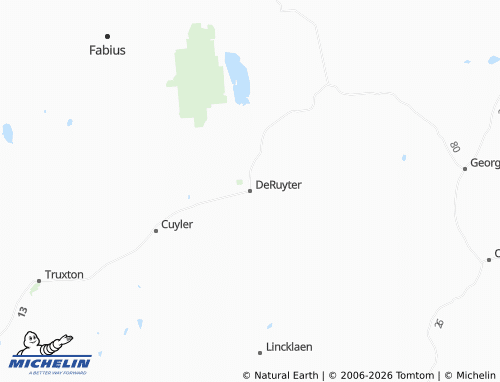 Mapa MICHELIN DeRuyter - ViaMichelin