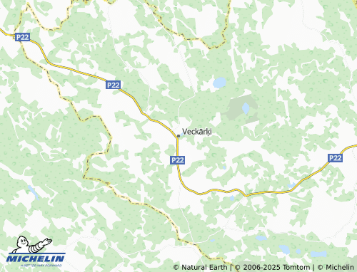 MICHELIN Veckārķi map - ViaMichelin