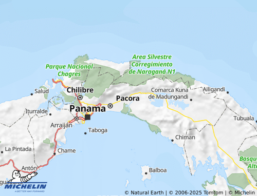 Mapa MICHELIN Chepo - ViaMichelin