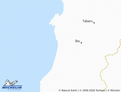 MICHELIN Tongute Ternate map - ViaMichelin