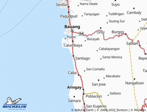 MICHELIN-Landkarte Santiago - ViaMichelin