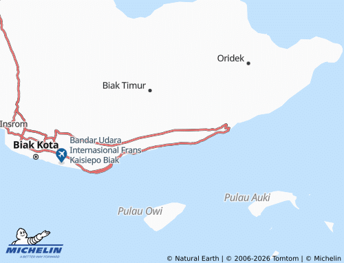 MICHELIN Bosnik Sup map - ViaMichelin