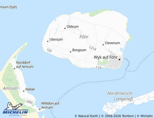 MICHELIN Goting map - ViaMichelin