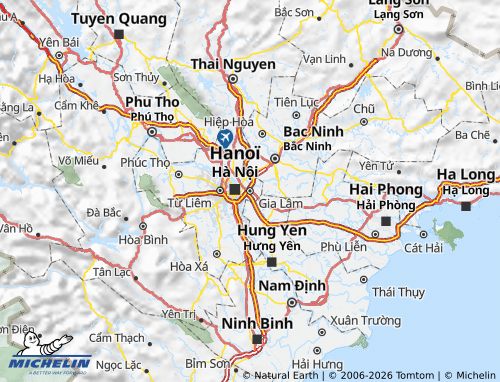 Mappa MICHELIN Gia Lâm - ViaMichelin
