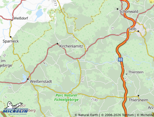 MICHELIN Marktleuthen map - ViaMichelin