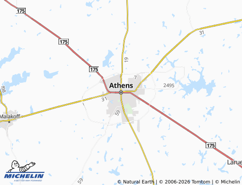 Mappa MICHELIN Athens - ViaMichelin