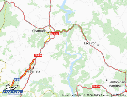 MICHELIN Santiago de Arriba (Santiago) map - ViaMichelin