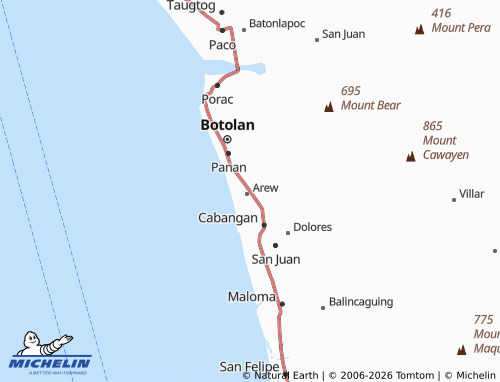 MICHELIN Apo-Apo map - ViaMichelin