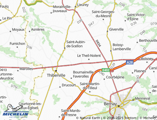 Carte MICHELIN Folleville - ViaMichelin