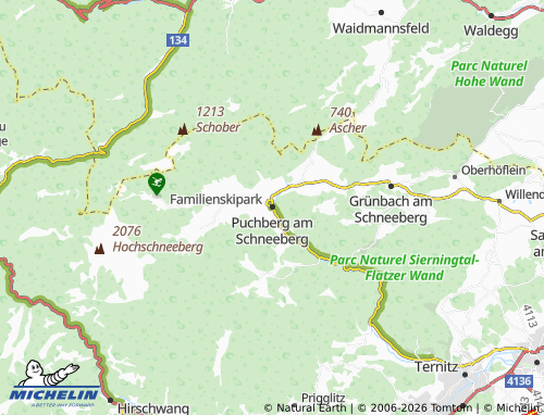 Mapa MICHELIN Puchberg am Schneeberg - ViaMichelin