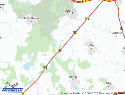 Mappa MICHELIN Kirkebjerg - ViaMichelin
