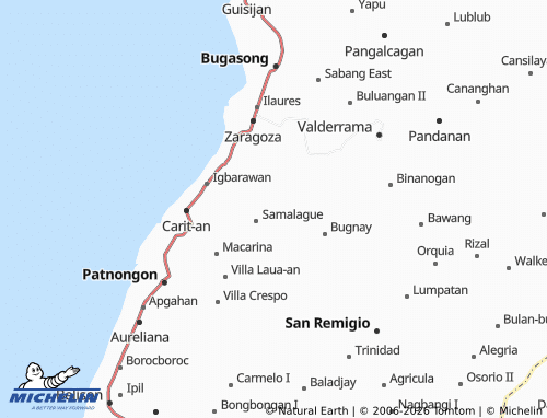 MICHELIN Quezon map - ViaMichelin