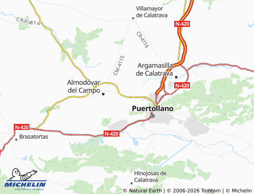 Mapa MICHELIN Palomeque - ViaMichelin