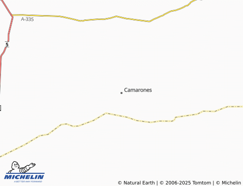 MICHELIN Camarones map - ViaMichelin