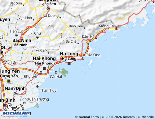 MICHELIN-Landkarte Cẩm Phả - ViaMichelin