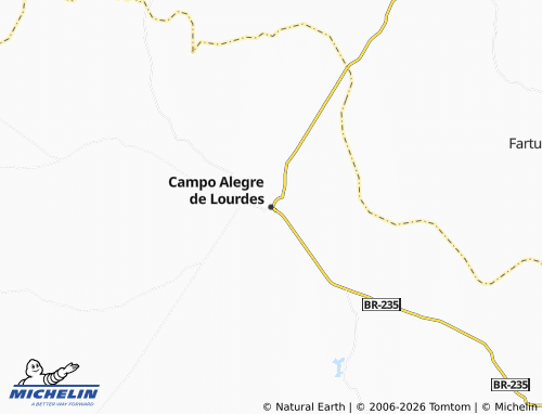 Mappa MICHELIN Campo Alegre de Lourdes - ViaMichelin