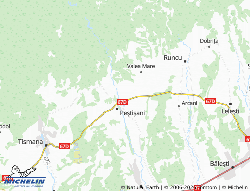 Carte MICHELIN Frâncești - ViaMichelin