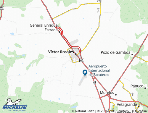 Mapa MICHELIN El Tanque - ViaMichelin