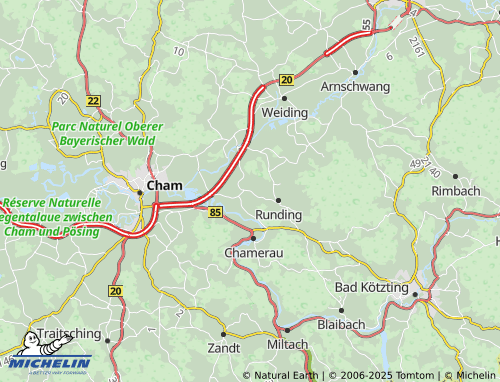 Mappa MICHELIN Niederrunding - ViaMichelin