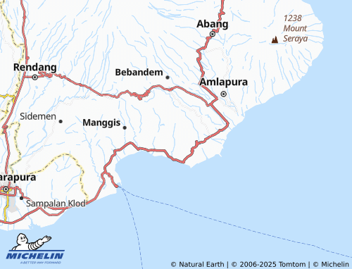 MICHELIN Pesedahan map - ViaMichelin
