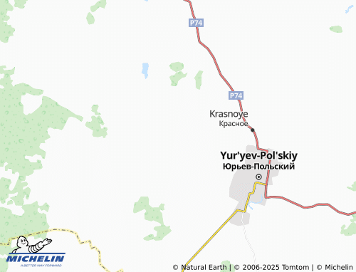 MICHELIN Rucheyki map - ViaMichelin