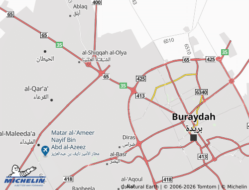 MICHELIN-Landkarte al-Mansourah - ViaMichelin