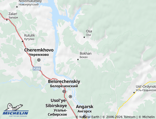MICHELIN-Landkarte Bochanski Rajon - ViaMichelin