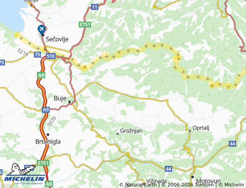Kaart MICHELIN Marušići - ViaMichelin