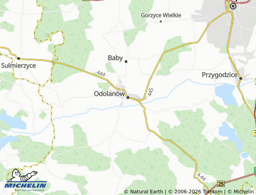 Mapa MICHELIN Odolanów - ViaMichelin