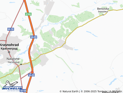 MICHELIN Petrivka map - ViaMichelin